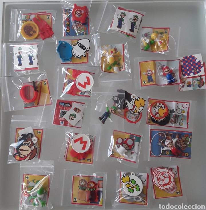 Kinder Sorpresa figuras PVC Super Mario Bros